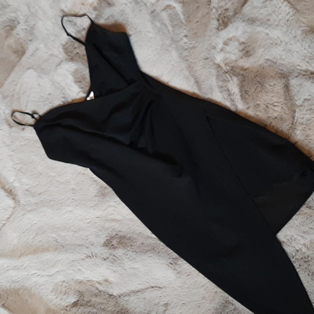 Black Cross front dress